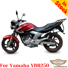 Yamaha YBR250 luggage rack system for bags