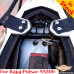 Bajaj Pulsar NS200 luggage rack system for Givi / Kappa Monokey system or aluminum cases