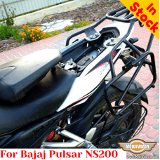Bajaj Pulsar NS200 (2017-2021) pannier rack, luggage rack system for Givi / Kappa Monokey system or aluminum cases