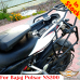 Portaequipajes para maletas Bajaj Pulsar NS200 (2017-2021), sistema de portaequipajes para sistema Monokey de Givi/Kappa o maletas de aluminio