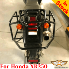 Honda XR250 pannier rack, luggage rack system for bags or aluminum cases