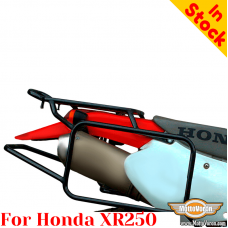 Honda XR250 luggage rack system for bags or aluminum cases