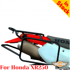 Honda XR250 pannier rack, luggage rack system for bags or aluminum cases