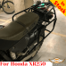 Honda XR250 luggage rack system for bags or aluminum cases