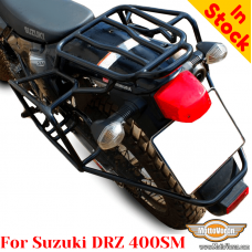 Suzuki DRZ400SM pannier rack, luggage rack system for bags or aluminum cases