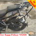 Portaequipajes para maletas Bajaj Pulsar NS200 (2017-2021), sistema de portaequipajes para bolsas