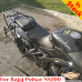 Portaequipajes para maletas Bajaj Pulsar NS200 (2017-2021), sistema de portaequipajes para bolsas