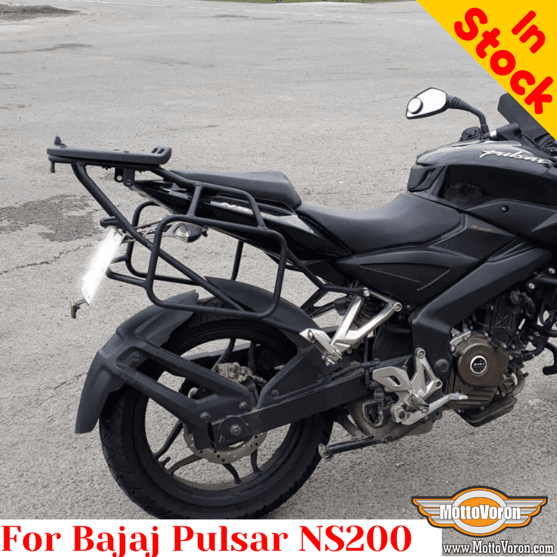 Bajaj Pulsar NS200 2017 2021 pannier rack luggage rack system for bags