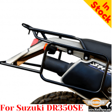 Suzuki DR350SE / DR250SE pannier rack, luggage rack system for bags or aluminum cases