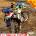 Porta-bagagens Suzuki DR250, sistema de bagageiro para bolsas ou malas de alumínio