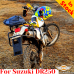 Suzuki DR250 luggage rack system for bags or aluminum cases