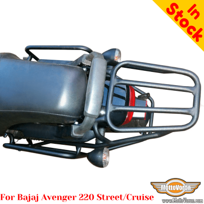 Bajaj Avenger 220 luggage rack system for bags