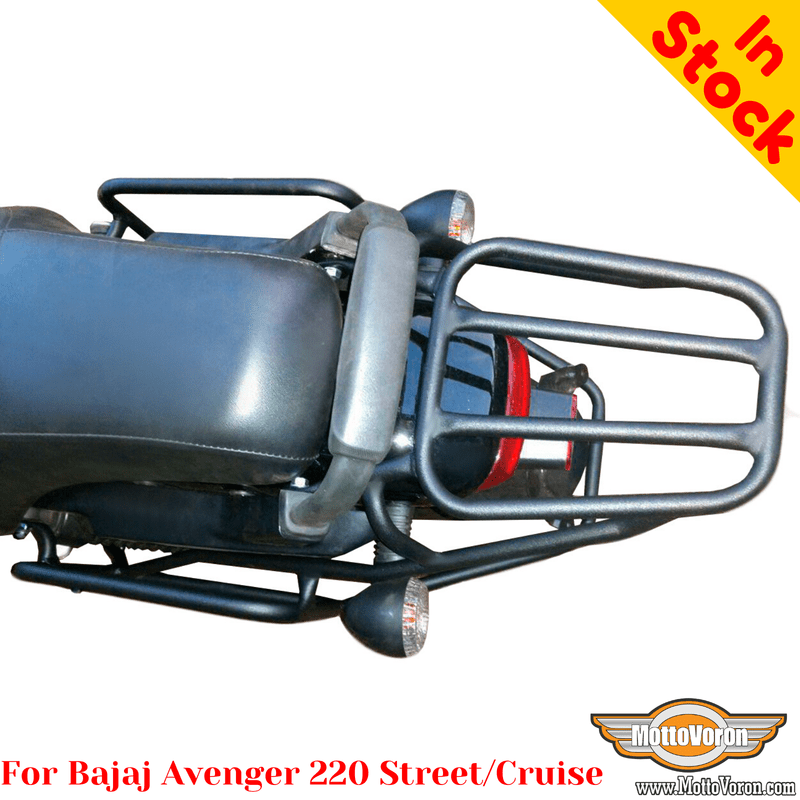 Bajaj Avenger 220 pannier rack luggage rack system for bags
