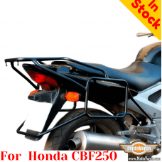 Honda CBF250 luggage rack system for bags