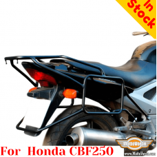 Porta-bagagens Honda CBF250, sistema de bagageiro para bolsas