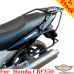 Honda CBF250 luggage rack system for bags