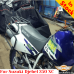 Suzuki Djebel 250XC pannier rack, luggage rack system for bags or aluminum cases