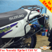 Suzuki Djebel 250XC pannier rack, luggage rack system for bags or aluminum cases