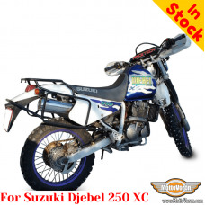Suzuki Djebel 250XC pannier rack, luggage rack system for bags or aluminum cases