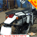 Suzuki Djebel 250XC pannier rack, luggage rack system for bags or aluminum cases
