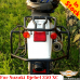 Suzuki Djebel 250XC pannier rack, luggage rack system for bags or aluminum cases