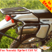 Suzuki Djebel 250XC pannier rack, luggage rack system for bags or aluminum cases