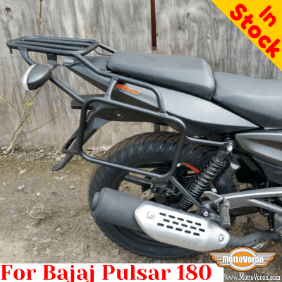 Bajaj Pulsar 180 pannier rack, luggage rack system for bags