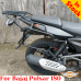 Bajaj Pulsar 180 luggage rack system for bags