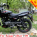 Bajaj Pulsar 180 luggage rack system for bags