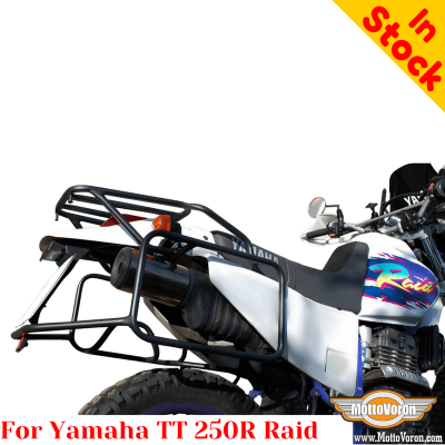 Yamaha TT250R Raid système de porte-bagage pour sacoches textiles ou valises aluminium