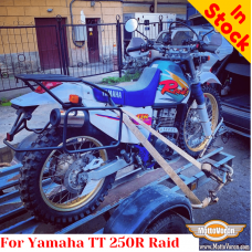 Yamaha TT250R Raid luggage rack system for bags or aluminum cases