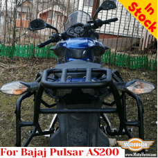 Bajaj Pulsar AS200 luggage rack system for Givi / Kappa Monokey system or aluminum cases