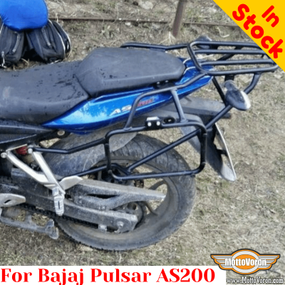 Bajaj Pulsar AS200 luggage rack system for Givi / Kappa Monokey system or aluminum cases