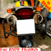 BMW F650GS side carrier pannier rack for bags or aluminum cases