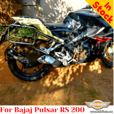 Bajaj Pulsar RS200 pannier rack, side carrier for Givi / Kappa Monokey system