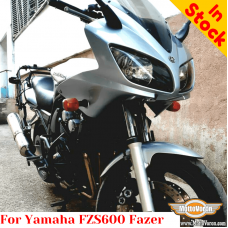 Barras de protección y protección del motor con luces adicionales para Yamaha FZS600