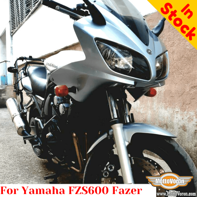 Yamaha FZS600 barres de sécurité / protection moteur avec des lumières supplémentaires