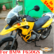 BMW F650GS padací rámy, oochrana motoru
