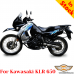 Kawasaki KLR650 pannier rack, side carrier for Givi / Kappa Monokey Systems