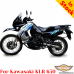 Kawasaki KLR650 (1987-2018) сadres latéraux, support pour valises Givi / Kappa Monokey System