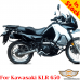 Kawasaki KLR650 pannier rack, side carrier for Givi / Kappa Monokey Systems