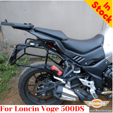 Loncin Voge 500DS side carrier pannier rack for Givi / Kappa Monokey system or aluminum cases