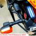 Honda NX650 (88-91) pannier rack, side carrier for bags or aluminum cases
