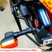 Honda NX650 (88-91) сadres latéraux, support pour sacoches textiles ou valises aluminium