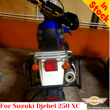 Stelaż boczny Suzuki Djebel 250XC na sakwy lub aluminiowe kufry na dodatkowy kanister z paliwem