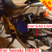 Suzuki DR250 side carrier pannier rack for bags or aluminum cases for additional gas can