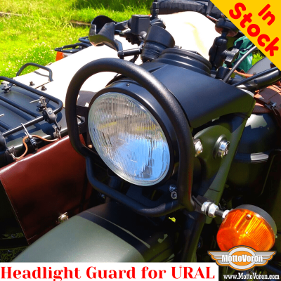 Ural headlight guard