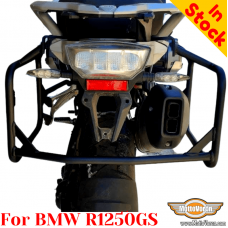 BMW R1250GS pannier rack, side carrier for bags or aluminum cases