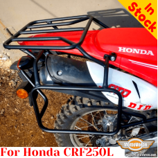Honda CRF250L Rally pannier rack, luggage rack system for bags or aluminum cases