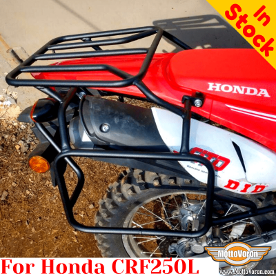 Honda CRF250L Rally système de porte-bagage pour sacoches textiles ou valises aluminium